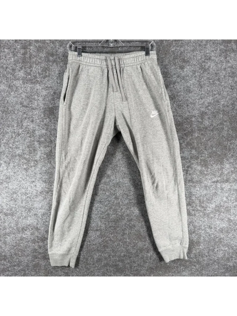 Nike Sportswear Club Fleece Jogger Pants Mens S Gray Performance Mid Rise Sports